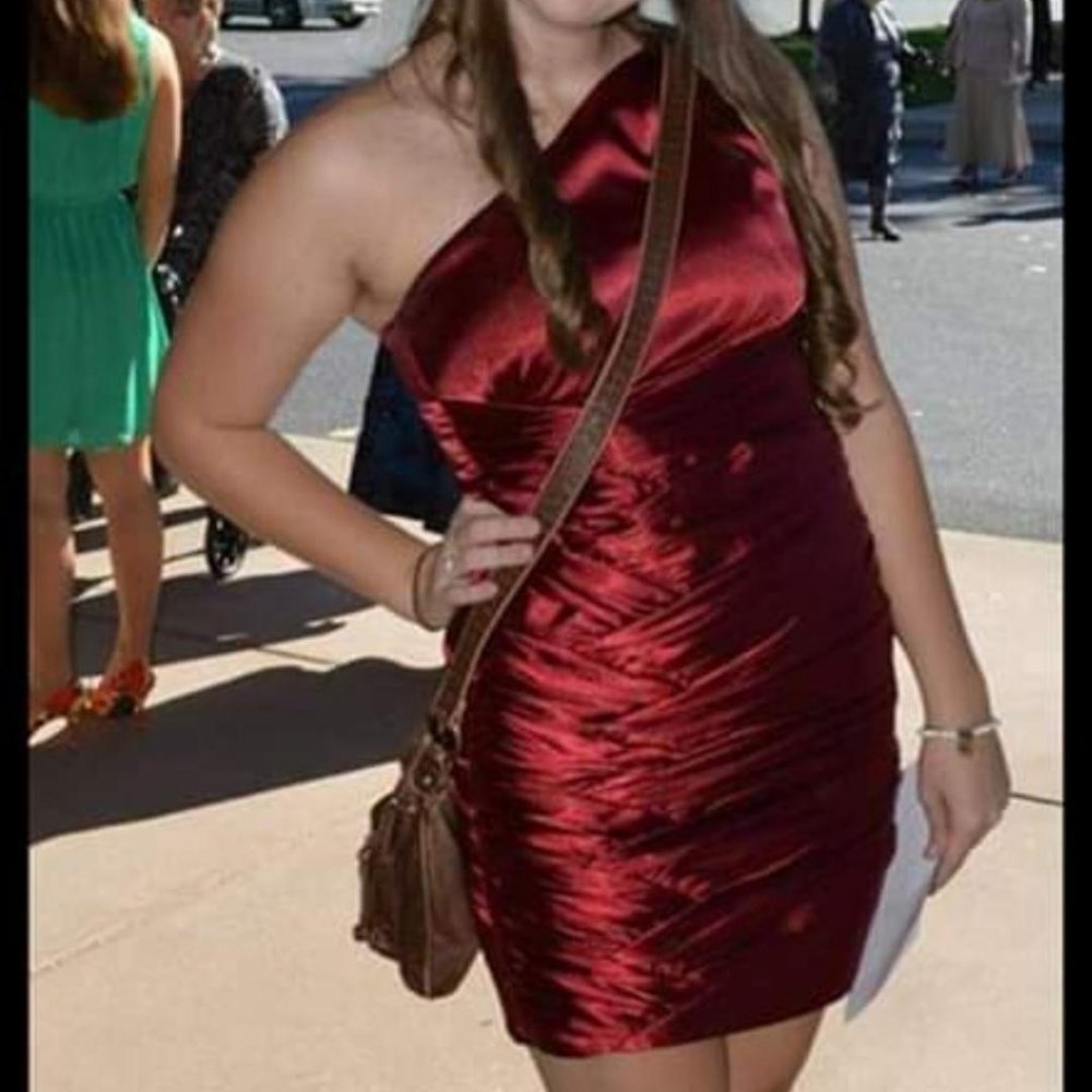 Red semi dress/wedding dress